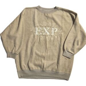 Express EXP Women’s Tan‎ Crewneck Sweater Size Small